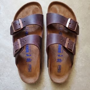 Birkenstock arizona habana soft footbed